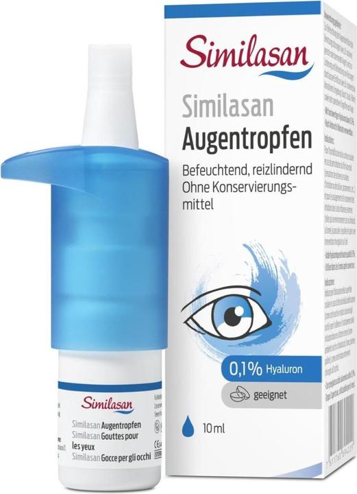 Produktbild Similasan Augentropfen mit 0,1 % Hyaluron (10 ml, 10 ml Augentropfen mit 0,1% Hyaluron)