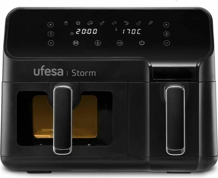 Actual product image Ufesa Storm Double Air Fryer Black