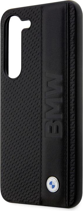 Produktbild BMW BMHCS23S22RDPK S23 S911 czarny/black hardcase Leather Textured & Stripe (Samsung Galaxy S23)