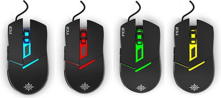 Actual product image Inca Gaming keyboard IKG-448 incl. mouse, RGB, German layout retail (Germany, Cable)