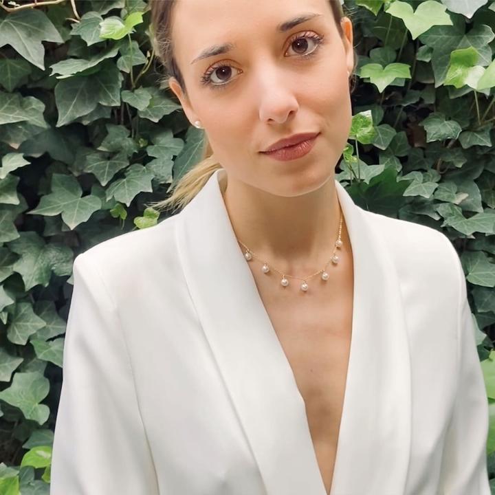 Immagine prodotto Candy Collana Lea, argento 925, placcata oro (Placcato oro 18k, Argento 925, 38 - 41 cm)