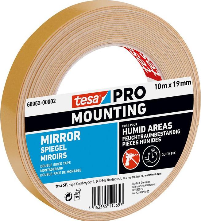 Produktbild tesa Mounting PRO Spiegel 10m:19mm (19 mm)
