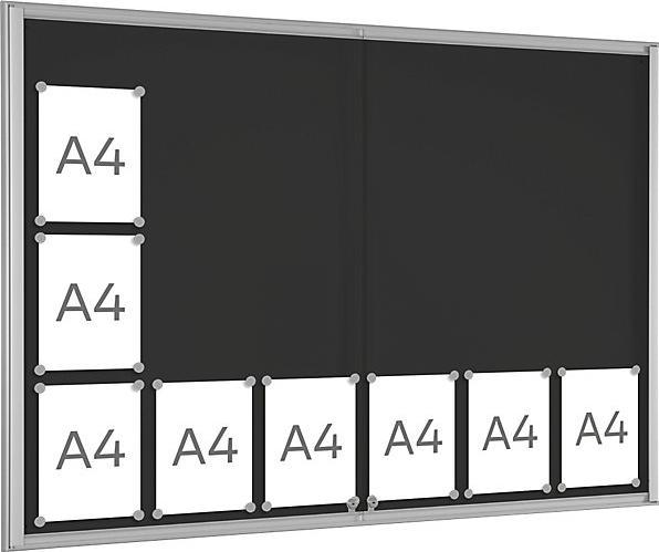 Immagine prodotto Schaar-Design Vetrina singola BASIC (Lavagna, 98,5 x 134 cm)