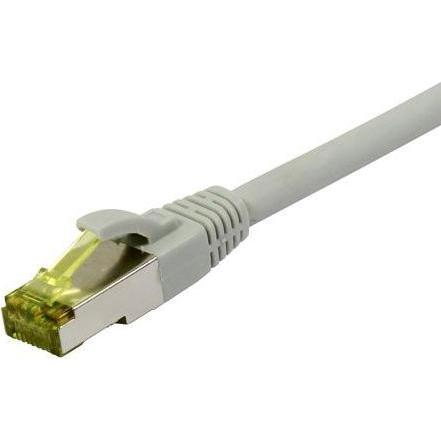 Synergy 21 Patchkabel RJ45, CAT6A 500Mhz, 0,25m, grau, S-STP(S/FTP), TPE/LSZH(Ultraflex), AWG26, mitCat.7 Rohka (S/FTP, ...