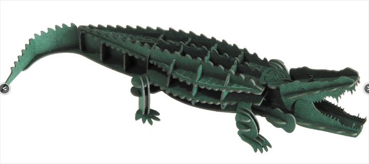Actual product image Fridolin 3-D paper model "Crocodile"