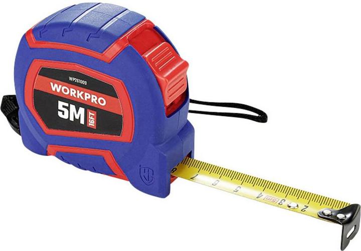 Actual product image Workpro Flexometer Nylon 5 m x 19 mm (5 m)
