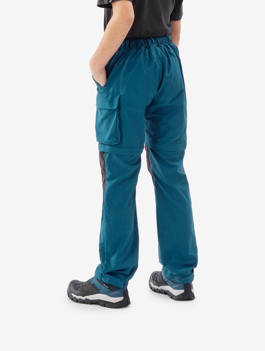 Image du produit Quechua Pantalon modulable de randonnée enfant 7-15 ans, MH500 bleu (134)