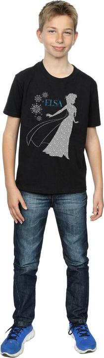 Image du produit Disney - T-shirt FROZEN ELSA CHRISTMAS SILHOUETTE - Garçon (116)