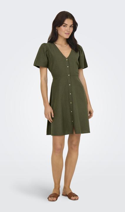 Image du produit Only Onlvita Life Linen S/S Short Dress Wvn (S)