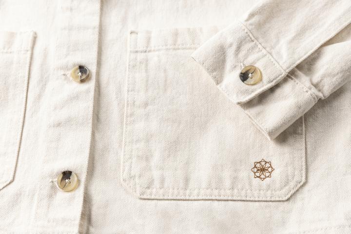 Actual product image Restberry Jeansjacke Olivia Ecru L (L)