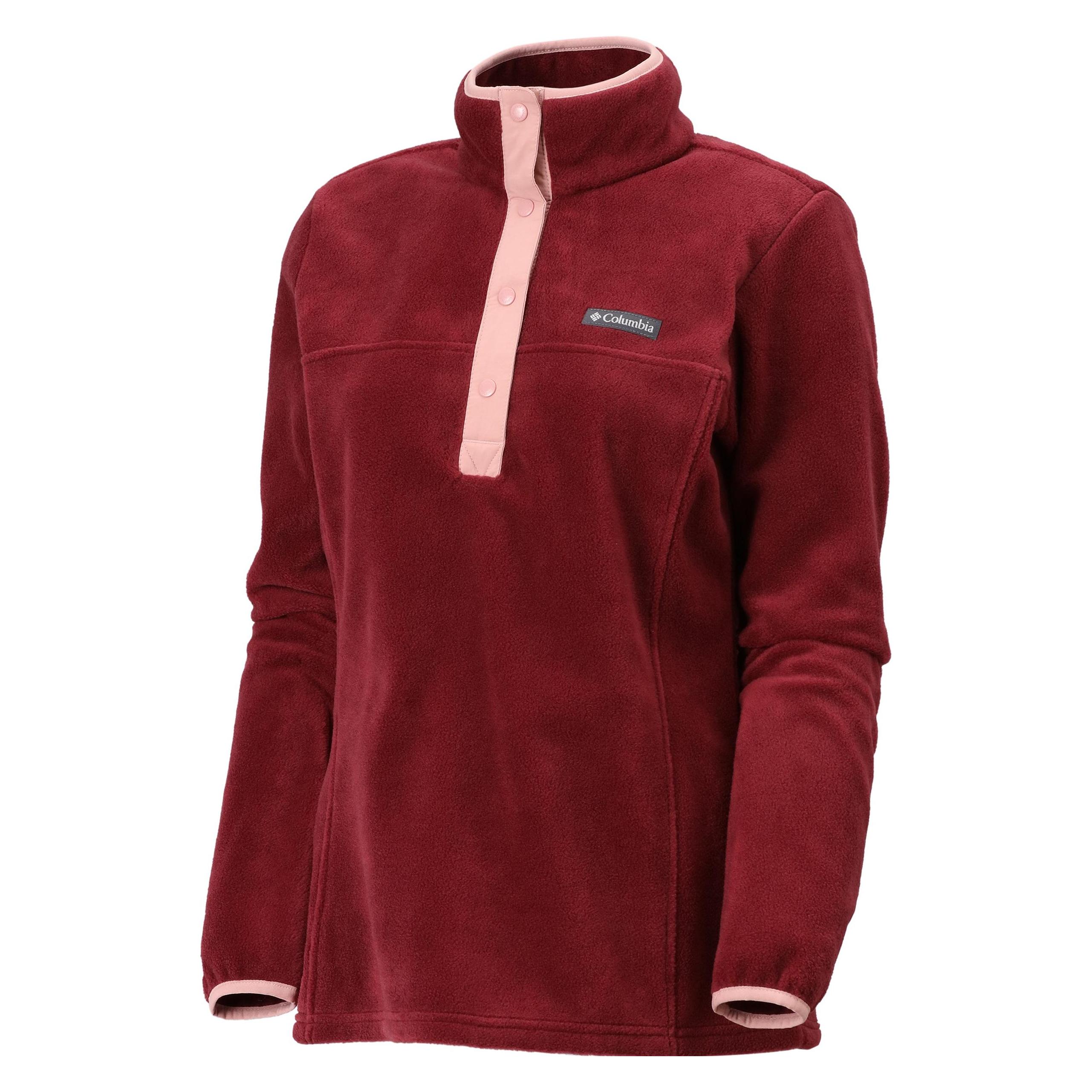 Columbia, Damen, Outdoorjacken, Benton Springs™ 1/2 Snap Pull Over Ii (L), Rosa, Rot, L