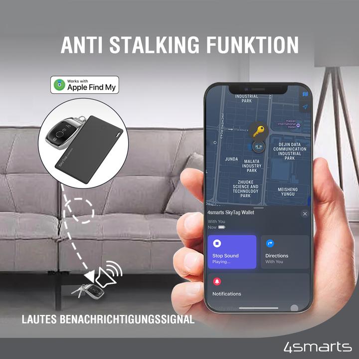 Immagine prodotto 4smarts Portafoglio SkyTag Set da 2 (iOS, Mac OS, iPadOS)