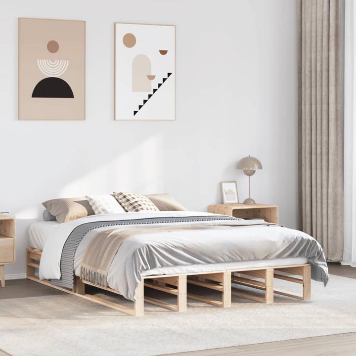 Actual product image VidaXL Bed without mattress (140 x 190 cm)