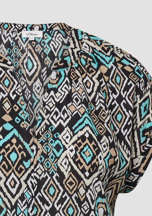 Immagine prodotto s.Oliver Bluse Leichte Baumwoll-Bluse mit All-over-Print (38)