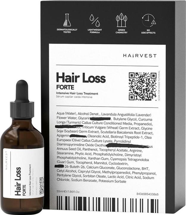 Actual product image Hairvest HAIR LOSS FORTE Intensive Treatment