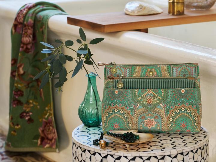 Actual product image PIP Studio Caryn Kosmetiktasche Combi Jabali grün 26cm