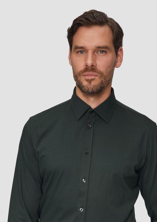 Immagine prodotto s.Oliver Hemd Tailored Fit: Jersey-Hemd aus Baumwollstretch (40)