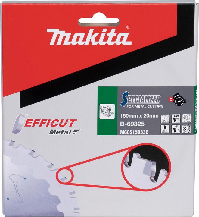 Productafbeelding Makita EFFICUT zaagblad 150x20mmx33tanden