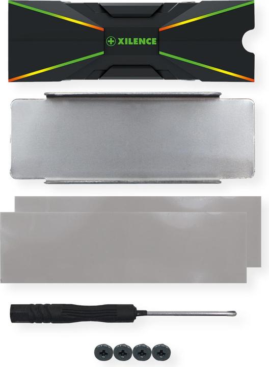 Productafbeelding Xilence M2SSD.B.ARGB Geheugenmodule Koeler Zwart 1 stuk(s)