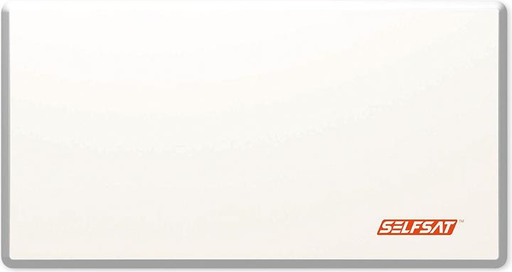 Actual product image Selfsat H22D+ flat antenna with single LNB (Flat antenna, 34.50 dB, DVB-T / -T2)