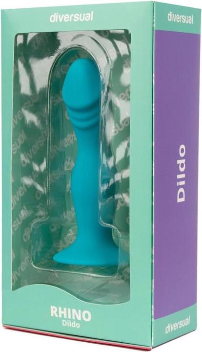 Actual product image Diversual Rhino-Türkis-Dildo
