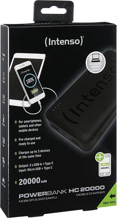 Produktbild Intenso Hc 20000 (20000 mAh, 74 Wh)