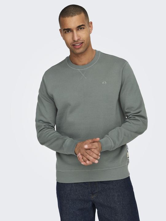 Produktbild Only & Sons Onsdan Unbrushed Reg Crew Neck Sweat Vd (M)
