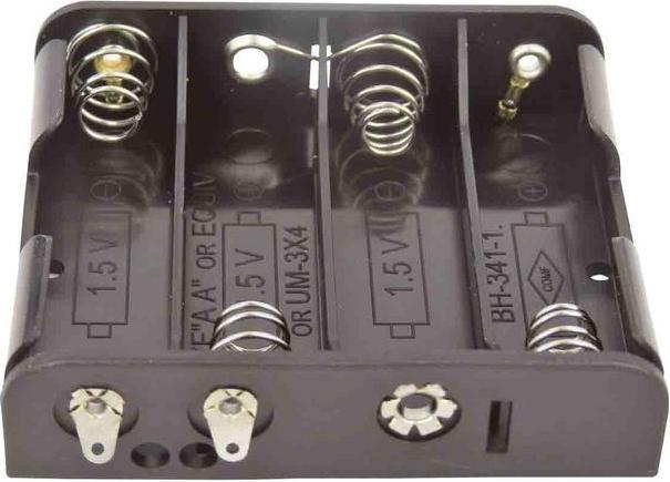 Image du produit RS PRO Porte-piles pour 4 piles AA