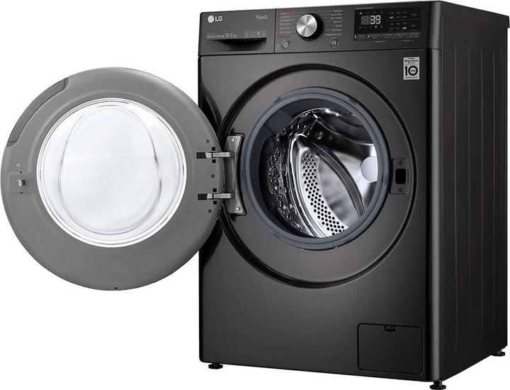 Actual product image LG WASHING MACHINE F4WV910P2SE (10.50 kg, Left)