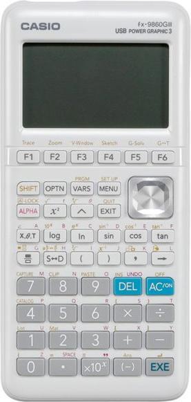 Actual product image Casio FX-9860GIII (Batteries)
