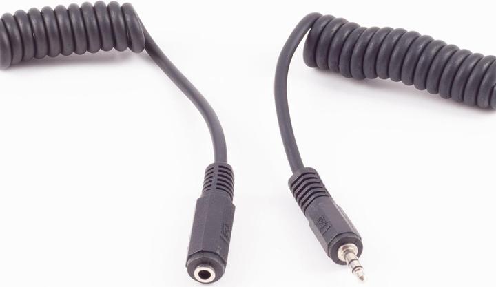 Produktbild Shiverpeaks ®-BASIC-S--Klinkenstecker 3,5mm Stereo auf Klinkenkupplung 3,5mm Stereo, Spiralkabel, 3,5m (3.50 m)