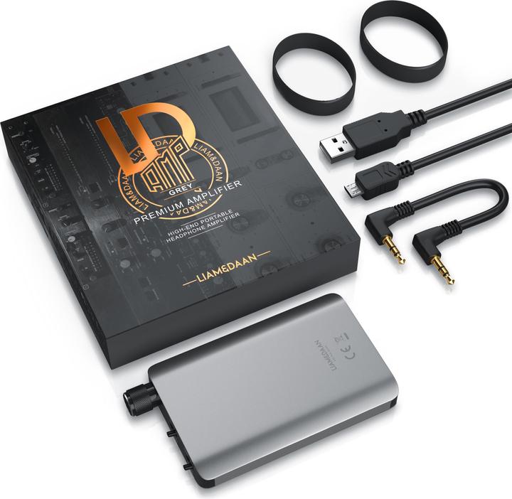 Produktbild Liam & Daan AMP Mobiler Kopfhörerverstärker (Bass Boost, Gain-Schalter)