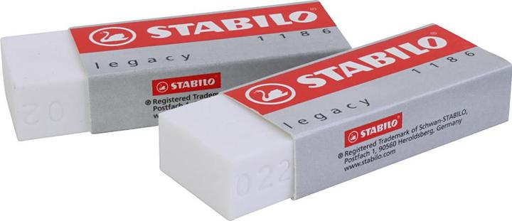 Actual product image STABILO Eraser - legacy - set of 20 - white
