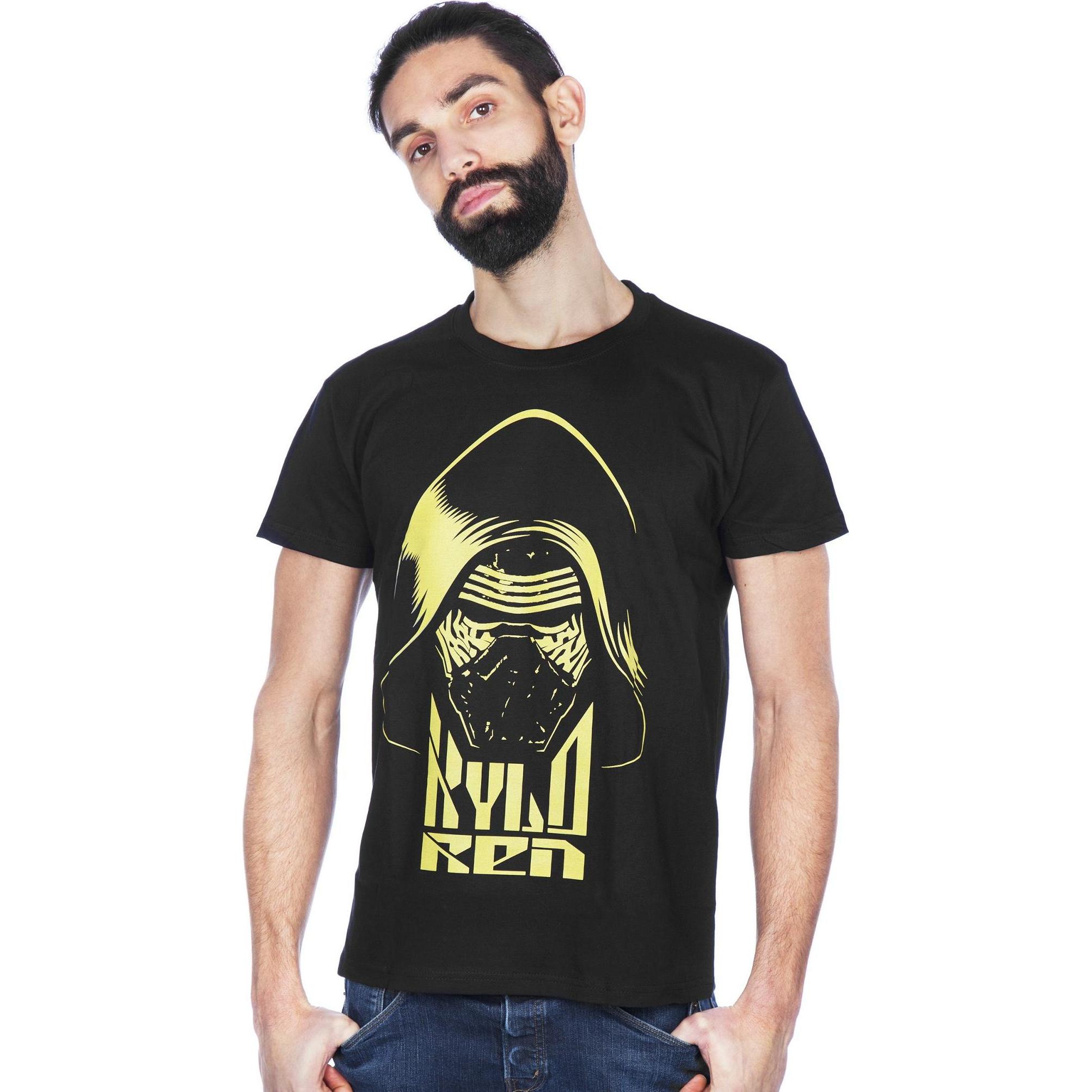 Thumbnail - NoName, Herren, Shirt, STAR WARS 7 - T-Shirt Kylo Ren - Black (M), Schwarz, (M)