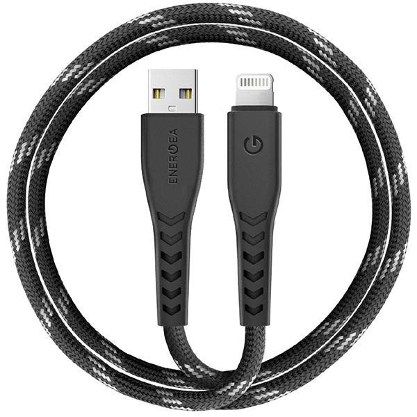 Energea cable Nyloflex USB - Lightning Charge and Sync C89 MFI 1.5m czarny/black (1.50 m)