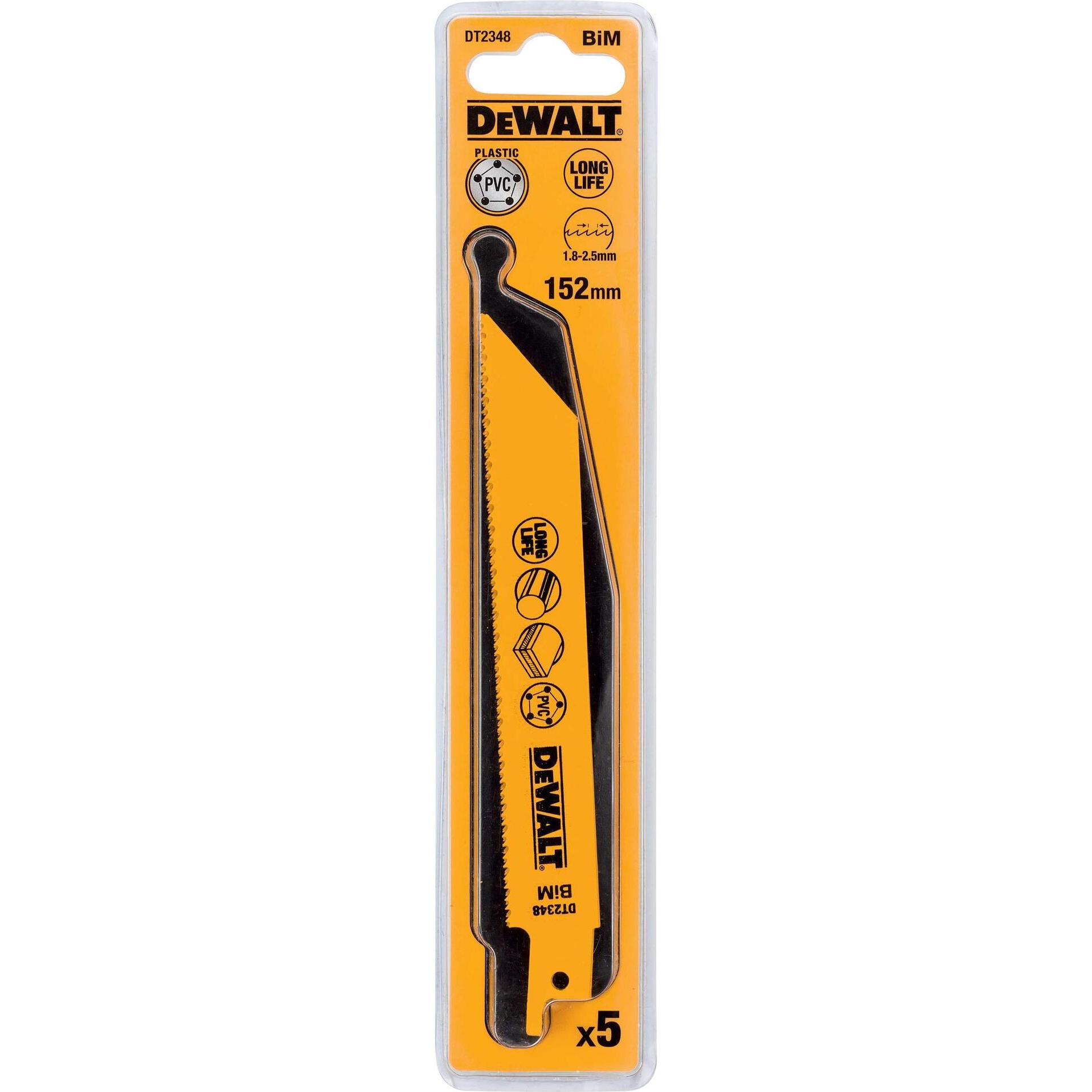 DeWalt, Sägeblatt, Säbelsägeblatt