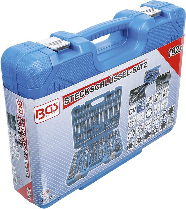 Image du produit BGS Jeu de clés à douille (3/8", 1/4", 1/2")