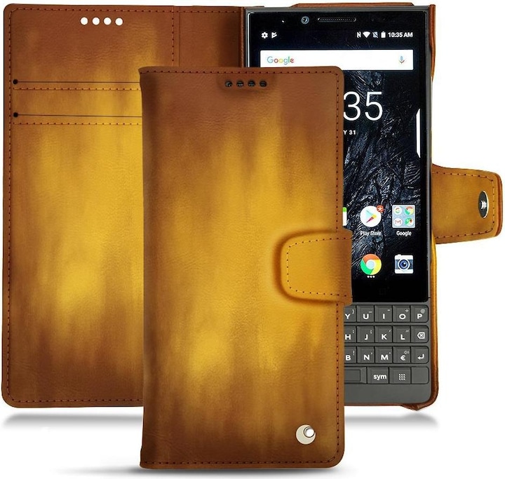 Produktbild Noreve Lederschutzhülle Wallet (Blackberry KEY2)