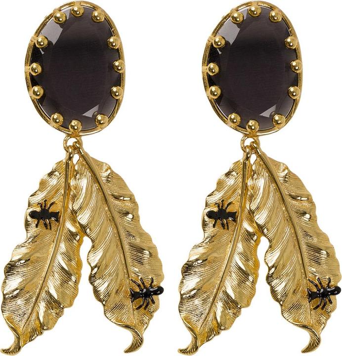 Immagine prodotto Uzurii Orecchini Fallen Leafs Nero (Argento 925)