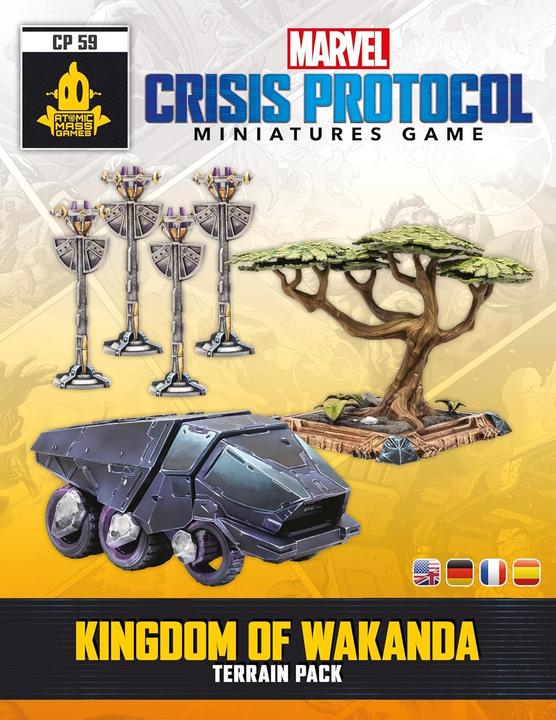 Actual product image Atomic Mass Games Marvel Crisis Protocol - Kingdom of Wakanda (German)