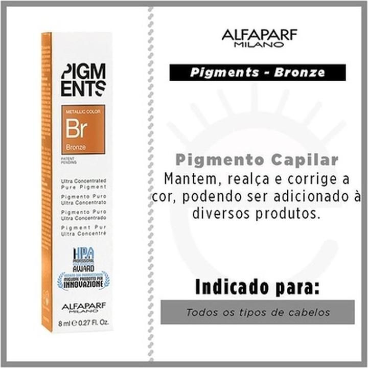 Image du produit Alfaparf Milano Pigments Color Bronze 8ml - Pack de 6