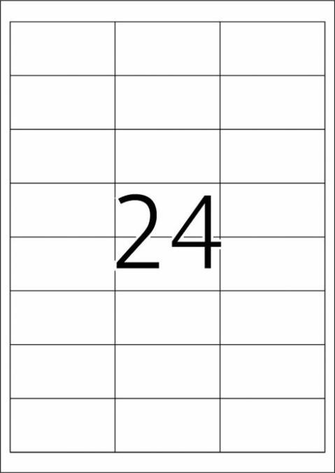 Actual product image Herma Universal labels A4