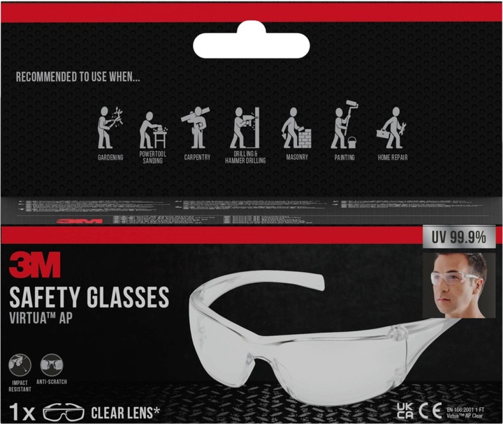 Productafbeelding 3M Veiligheidsbril Virtua AP-clear
