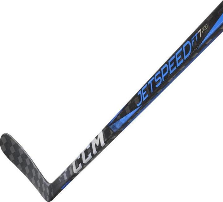Produktbild CCM JetSpeed FT7 PRO JR Custom Colors Hockey Composite Schläger (JR 50 Flex, Rechts, 28, Chrom) (Rechts)
