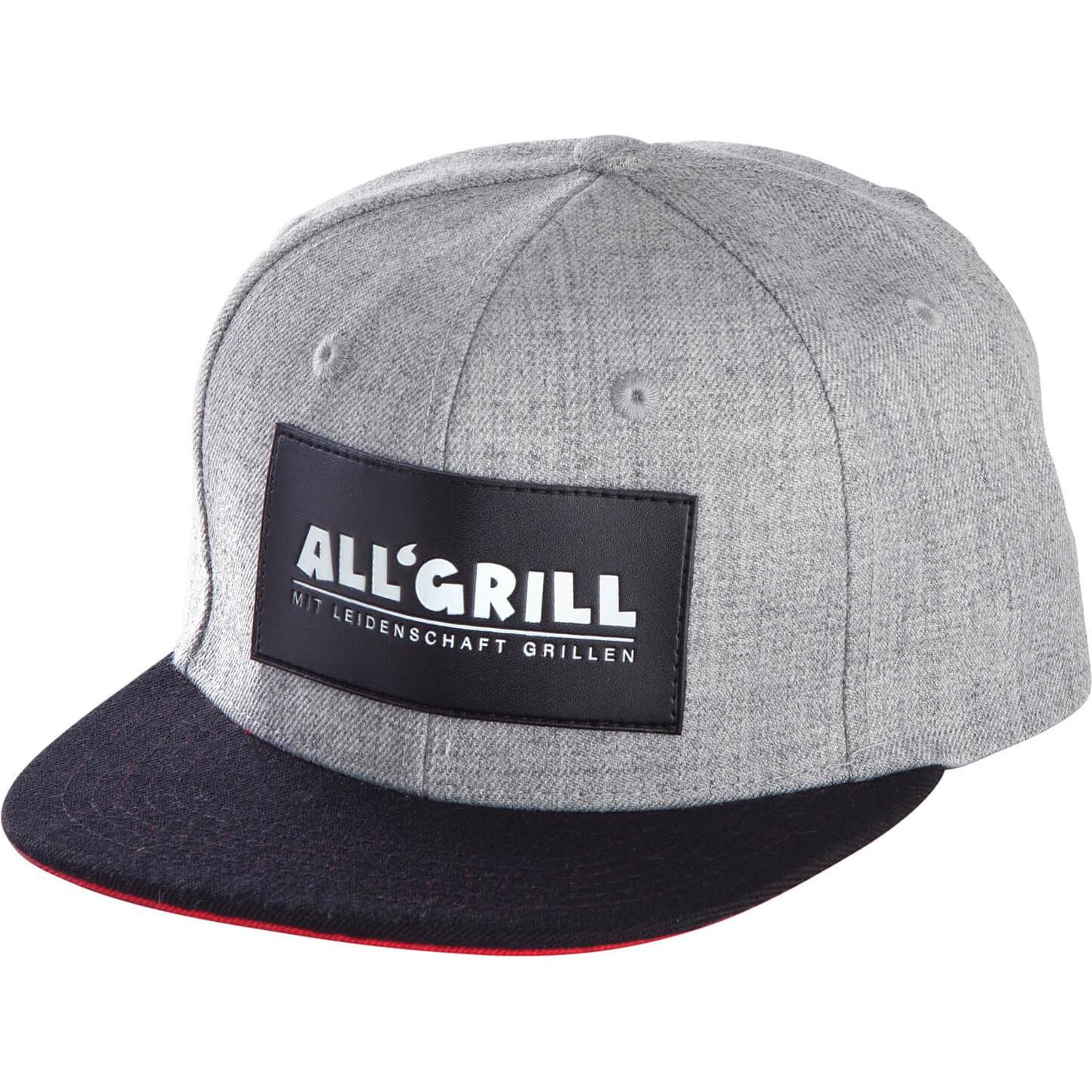 All'Grill, Cap, Kappe Snapback grau, Grau