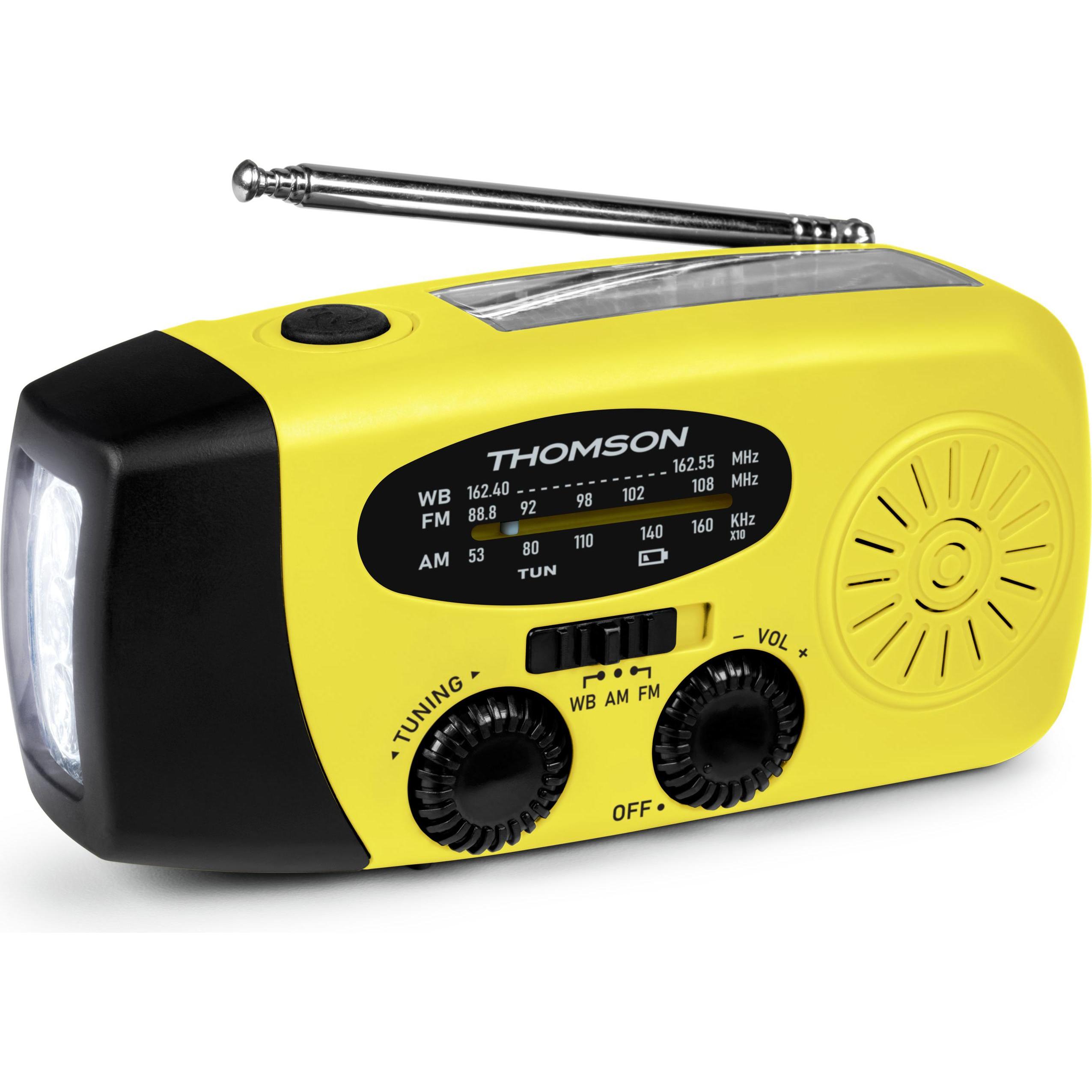 Thomson Radio d'emergenza a manovella - Giallo, Radio, Giallo