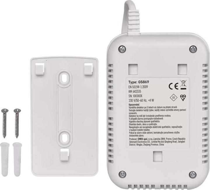 Actual product image Emos Gasmelder GS869