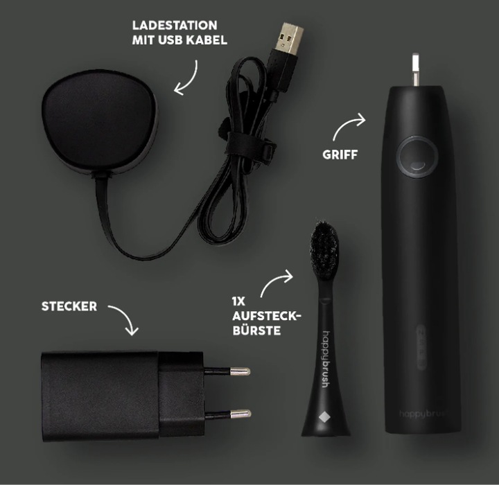 Produktbild happybrush Happy Brush Eco Vibe 3 (Schallzahnbürste)