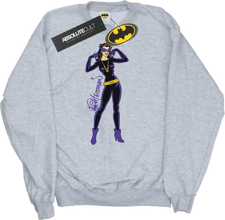 Image du produit - Sweat CATWOMAN HAPPY POSE - Garçon (152, 158)