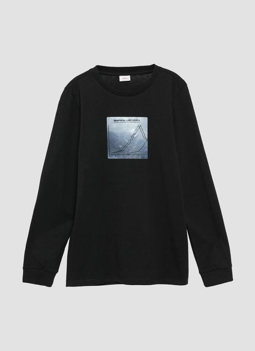 S.Oliver T-Shirt Langarmshirt mit Frontprint (146, 152)